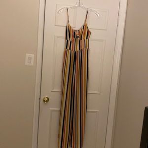 Striped jumpsuit
